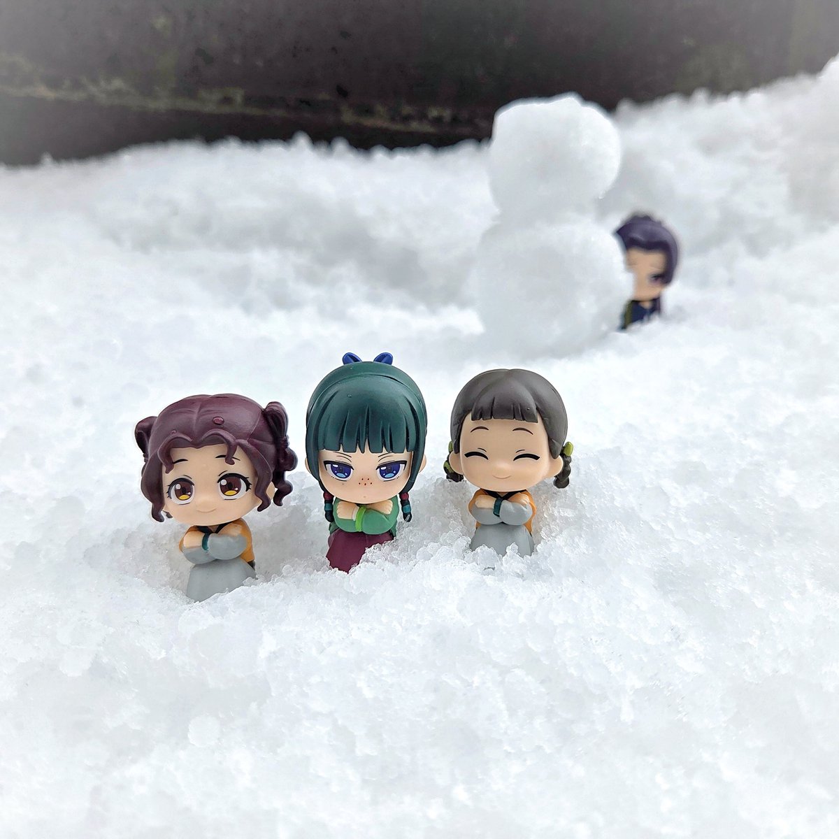 mi__k___a's tweet image. 仲良し3人娘