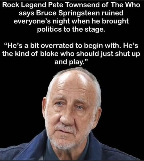 Pete Townshend gets it right.