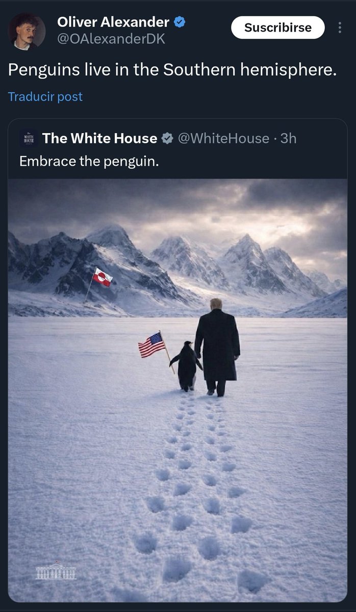 A mí me consta que a los niños de primaria en México sí les enseñan que no hay pingüinos en Groelandia.