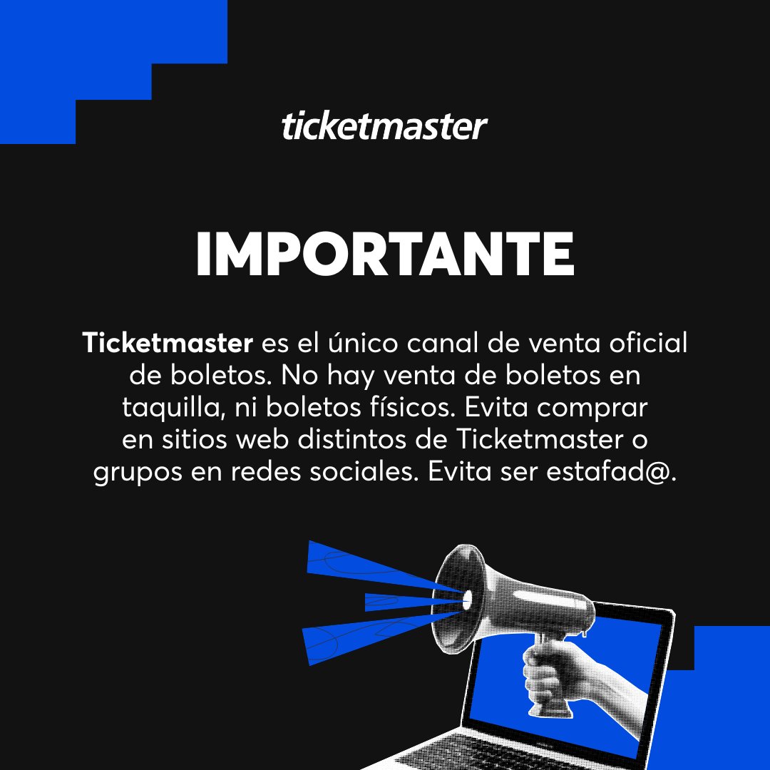 Ticketmaster_Me's tweet image. Información importante si buscarás boletos para los conciertos del 7, 9 y 10 de mayo en el Estadio GNP Seguros.