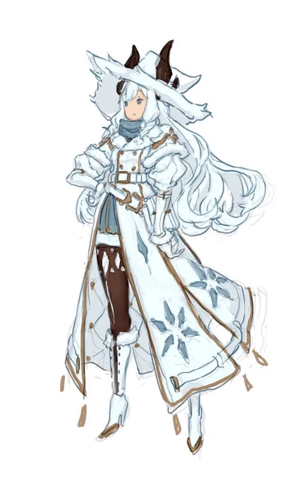 Snow witch sketch:
