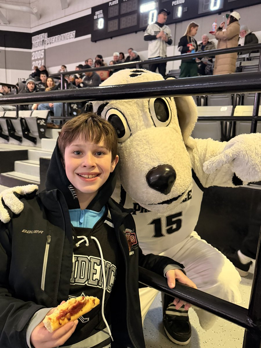 Hey <a href="/FriarsHockey/">PC Men's Hockey</a>, can we get Huxley a hockey sweater?