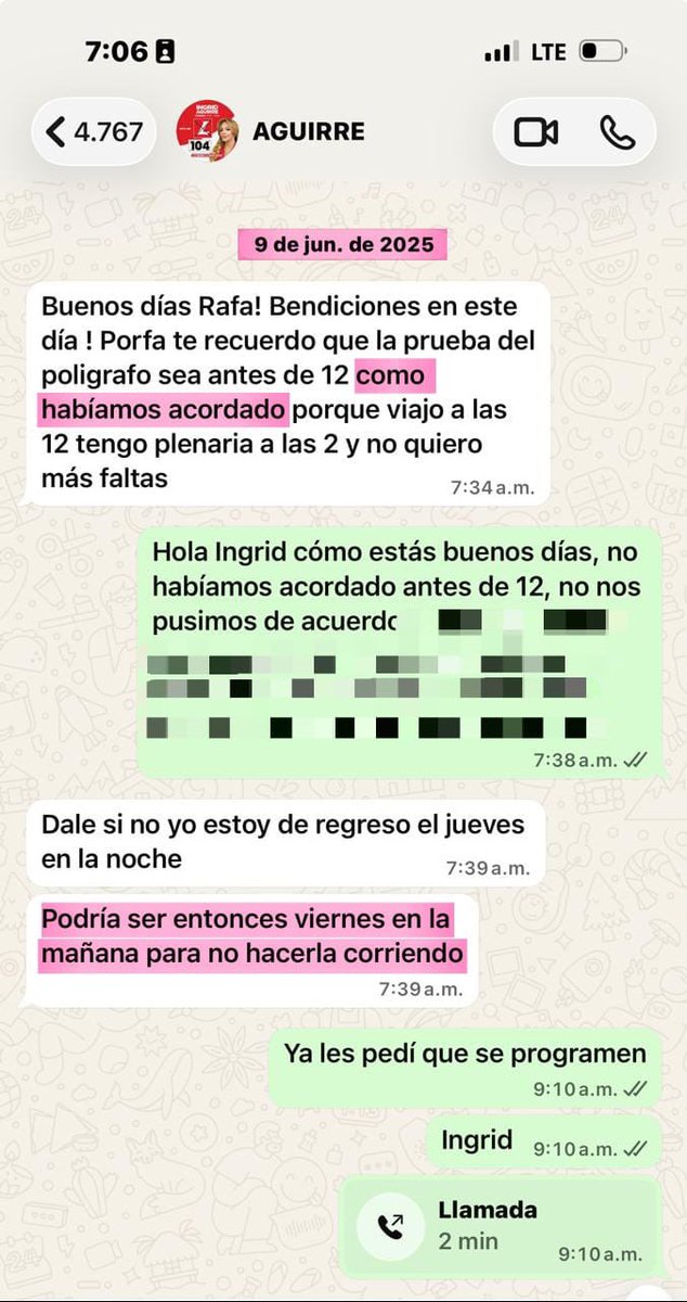 <a href="/ingridaguirre11/">Ingrid Aguirre</a>, nuevamente faltas a la verdad.

Conviene recordar que fuiste tú misma quien, en su momento y por iniciativa propia, ofreció someterse a la prueba del polígrafo, quizá con la esperanza de despejar dudas… aunque el resultado no te favoreció. Y para ser precisos,