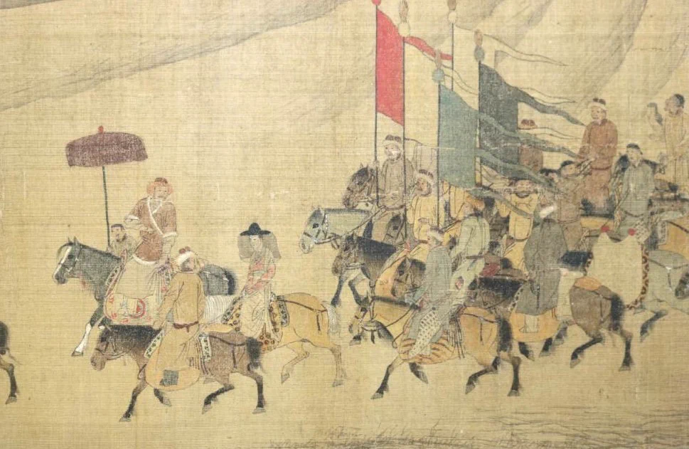 文姫帰漢図 長巻掛軸 70×340cm 中国歴史人物画 大和文華館【公式】 on X: 