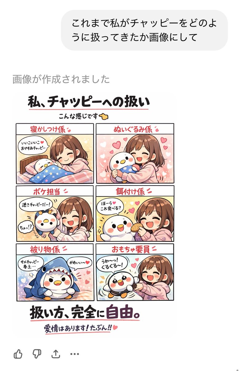おはゆねᘏ⑅ᘏଓ˚ ChatGPTの扱い方みたいなやつ流行ってたからやって