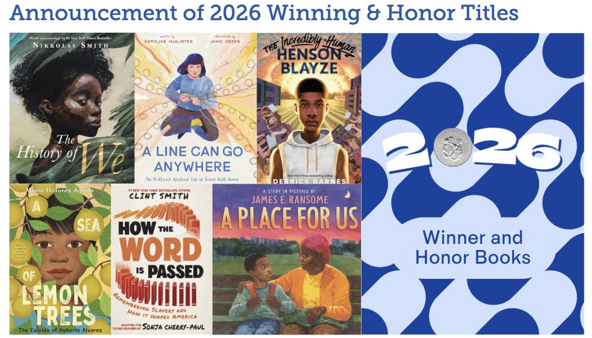 Alert! Jane Addams Peace Awards announced for books engaging readers with world peace, social justice and equity for all peoples. More info on their website: janeaddamschildrensbookaward.org/announcement-o…