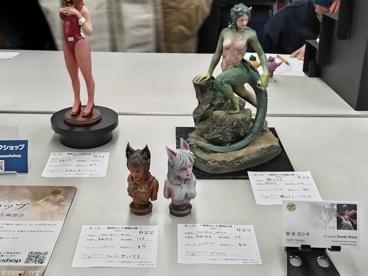 raiptihi's tweet photo. 展示完了！
#関西キャラ模型の会
#第二回関西キャラ模型の会 https://t.co/l1zU0AS7fM