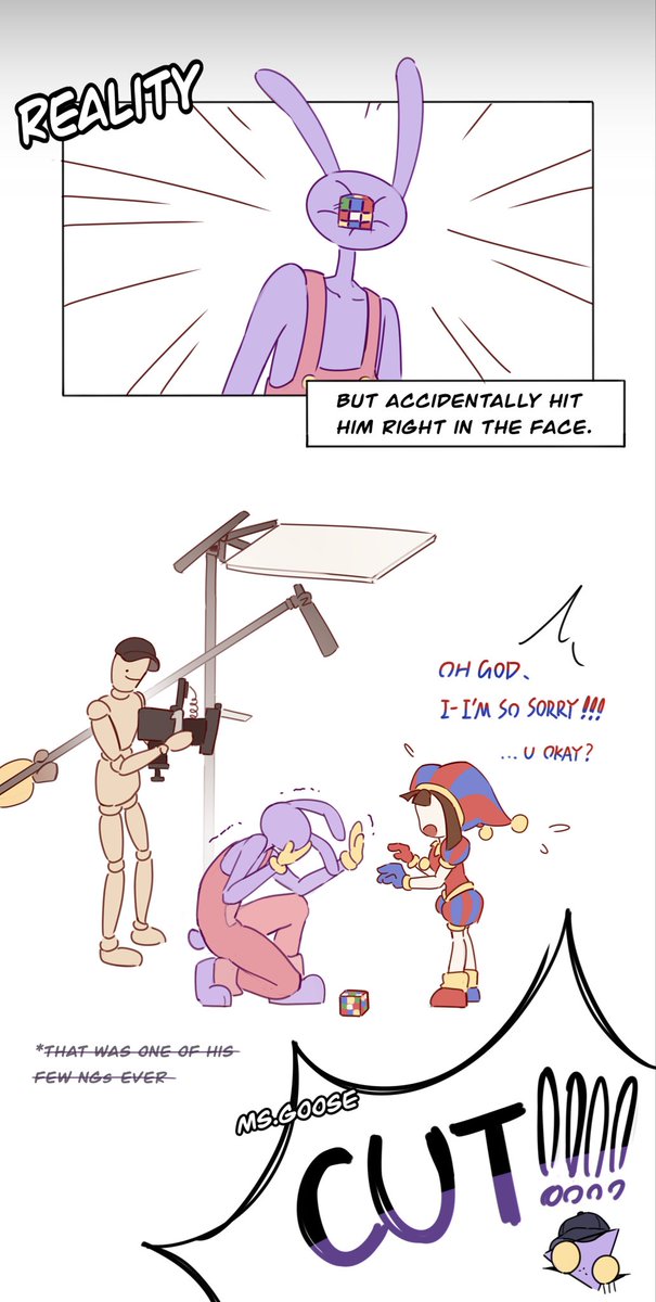 XiaoWu_Fivey's tweet image. 🎬TADC actor au (3/3)
#funnybunny #TADC 
A silly idea