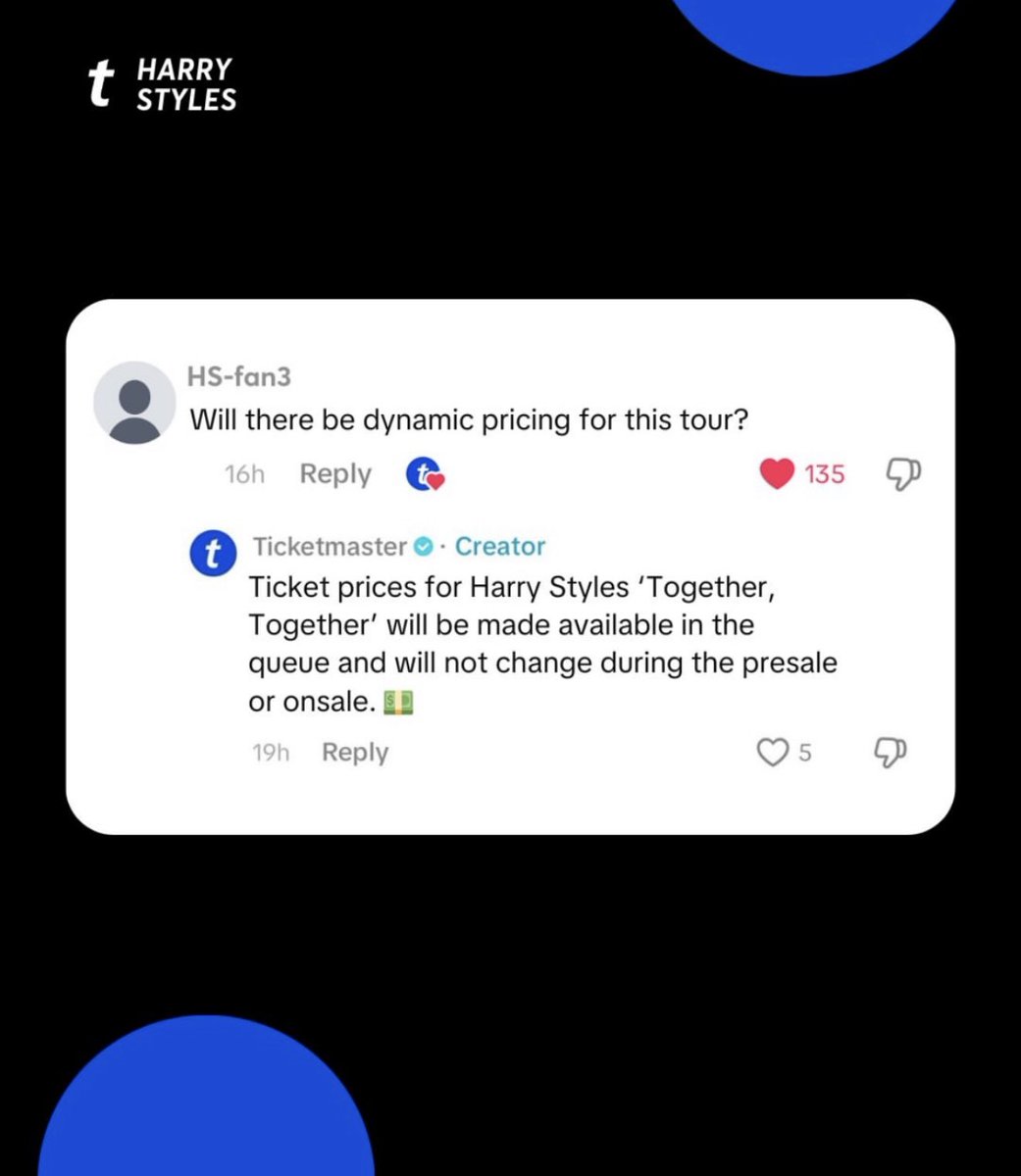 hstickethelp1's tweet photo. Ticketmaster is answering frequently asked questions about the Harry Styles Together, Together presale and general sale! https://t.co/lbF2OJQnu8