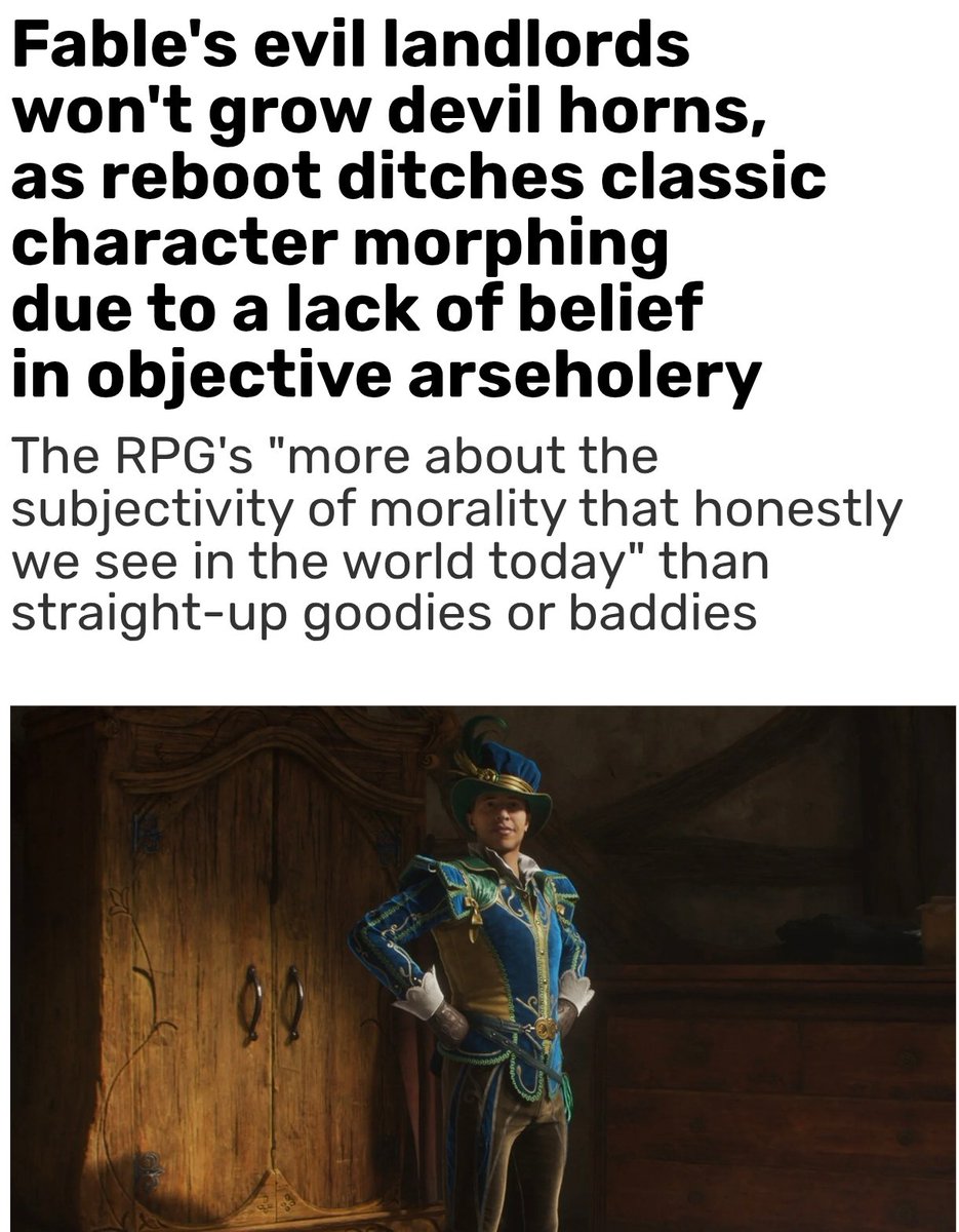 Fable developer spoke in a recent interview: 