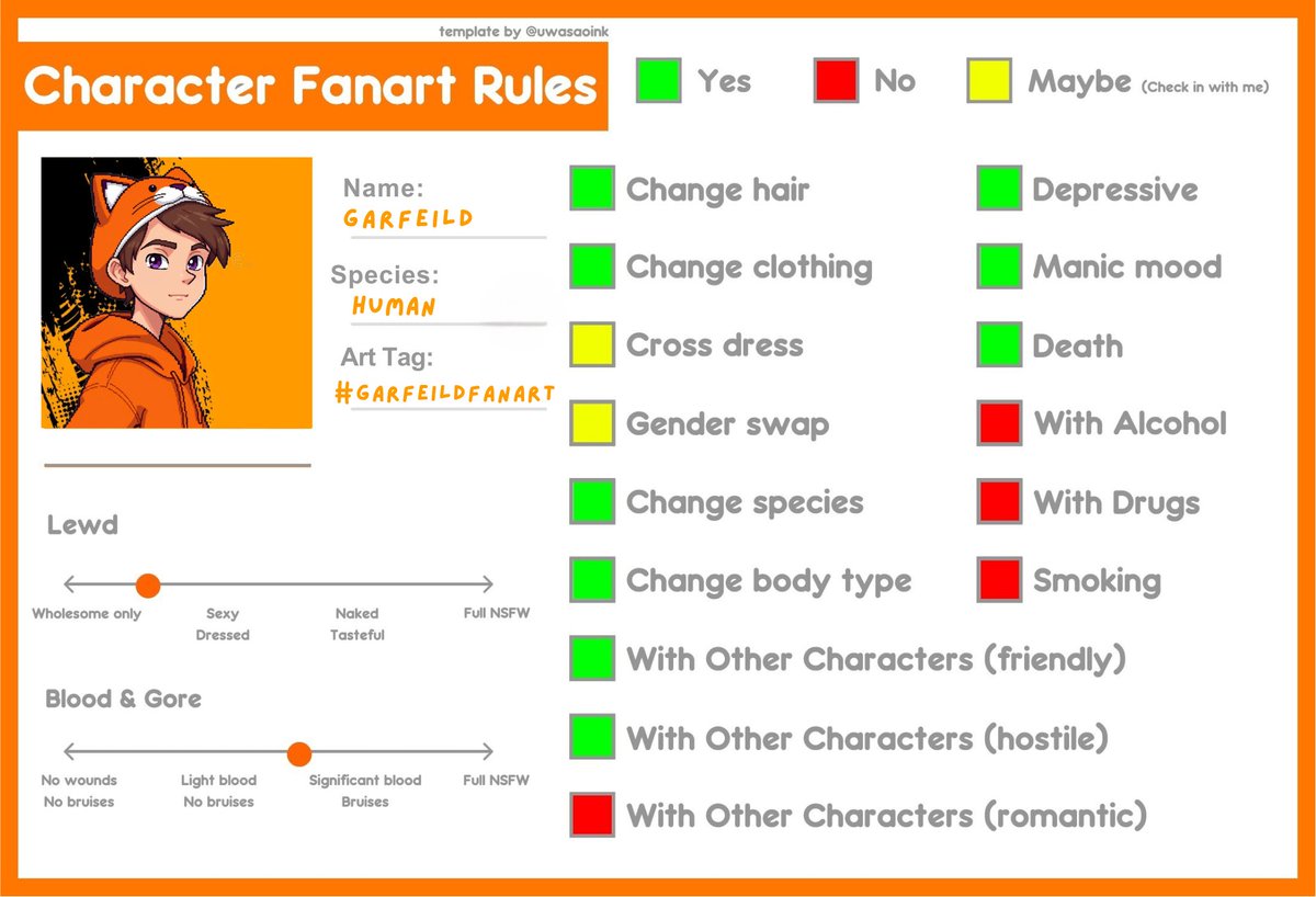 GarfeildTM's tweet image. I just remembered to make one of these, so here you go!!