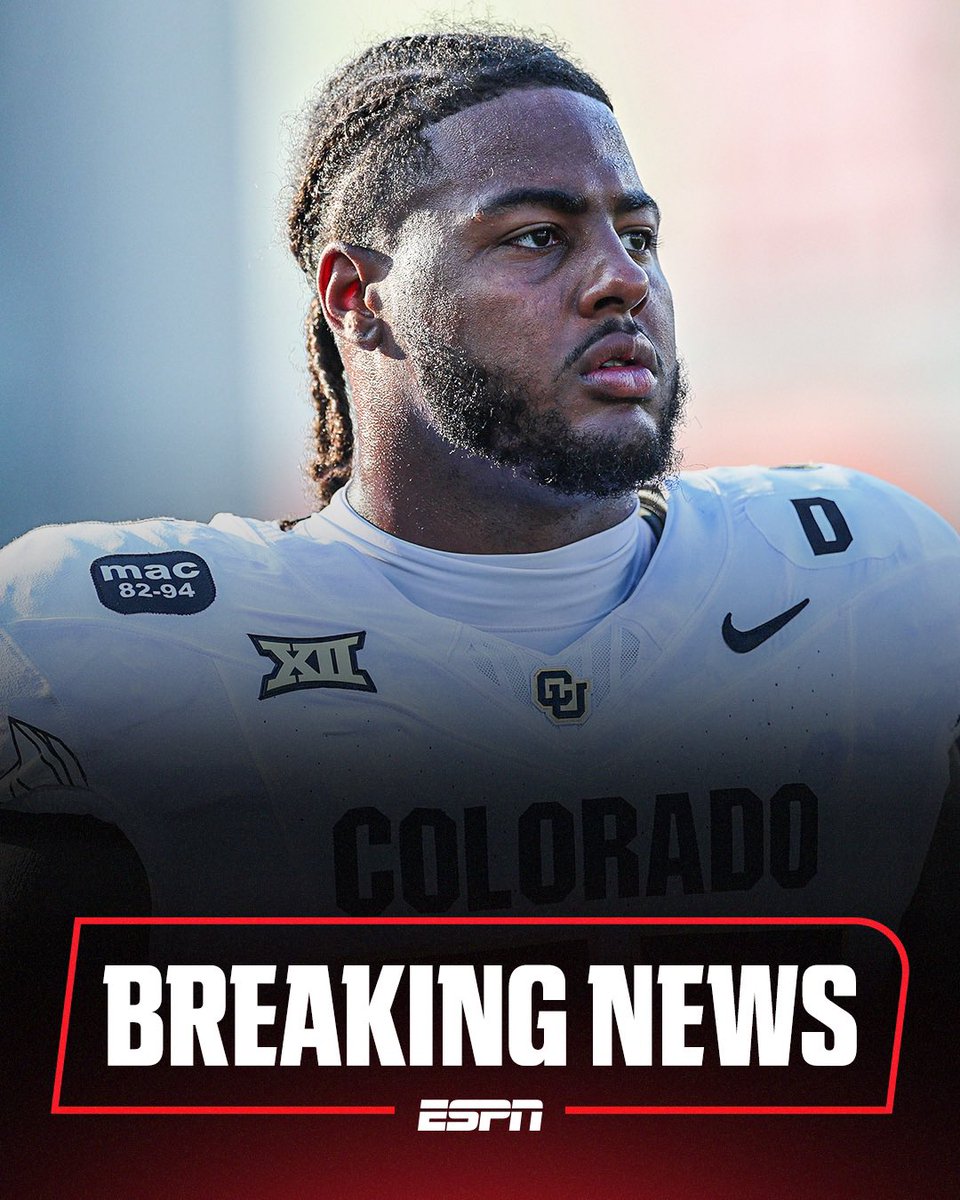 PeteThamel's tweet image. Sources: Former Colorado offensive tackle Jordan Seaton had committed to LSU. He’s ESPN’s No. 4 overall player in the NCAA transfer portal and will be a top NFL Draft prospect in 2027.