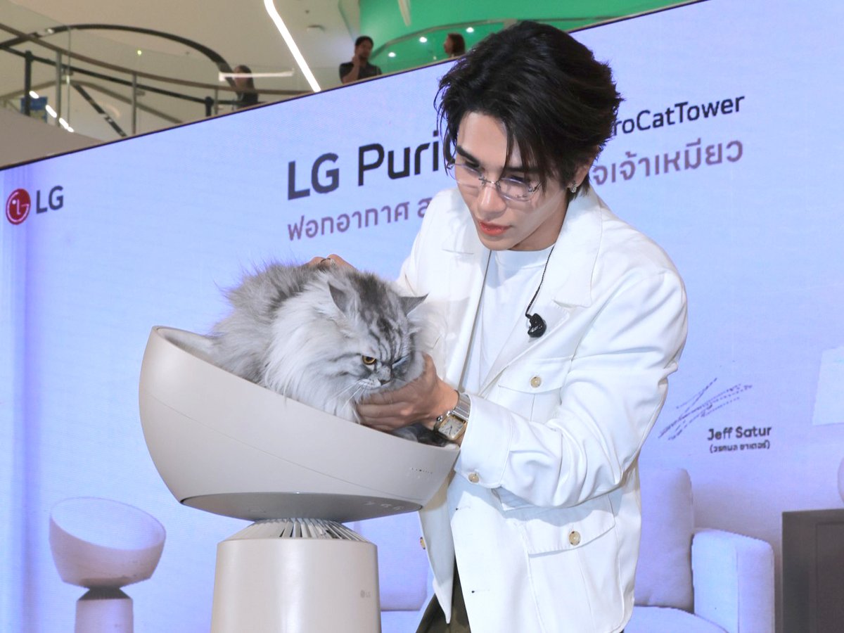GoodieEnt's tweet photo. แอลจีเปิดตัวเครื่องฟอกอากาศ LG PuriCare™ AeroCat Tower คอนโดแมวฟอกอากาศ หายใจโล่ง แมวนอนฟิน มาพร้อมโซลูชันดูแลอากาศสะอาดสำหรับทุกสมาชิกในครอบครัว

🔗https://t.co/e6GwWaEytu

#LGPuriCarexJeffSatur 
#LGPuriCare https://t.co/Z4pGpdKR8X