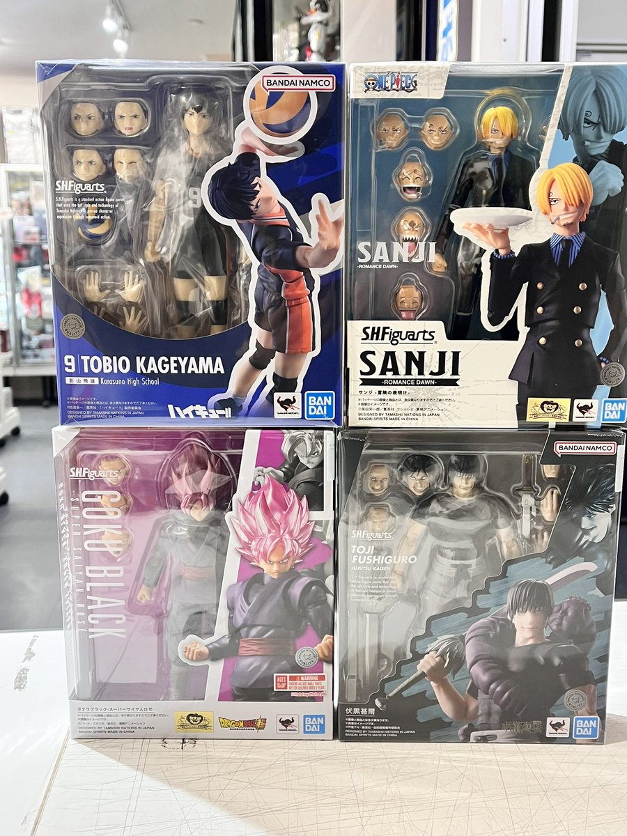 新製品】 S.H.Figuarts 各種入荷しました #ドラゴンボール #ワンピース