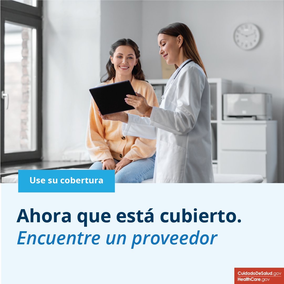 ¿Cuándo fue la última vez que visitó a su médico? La atención preventiva lo ayuda a MANTENERSE sano. Si hace tiempo que no ve a su médico, es hora de pedir cita. Infórmese sobre su plan en go.hc.gov/4bR9aKL: go.hc.gov/3O1REJO