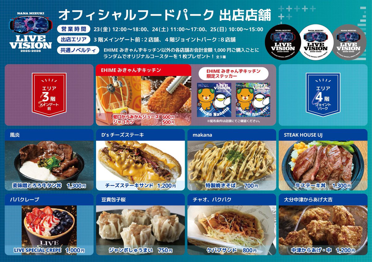 LIVE_VISION 2025-2026」VIEW 13 📍TOYOTA ARENA TOKYO オフィシャル