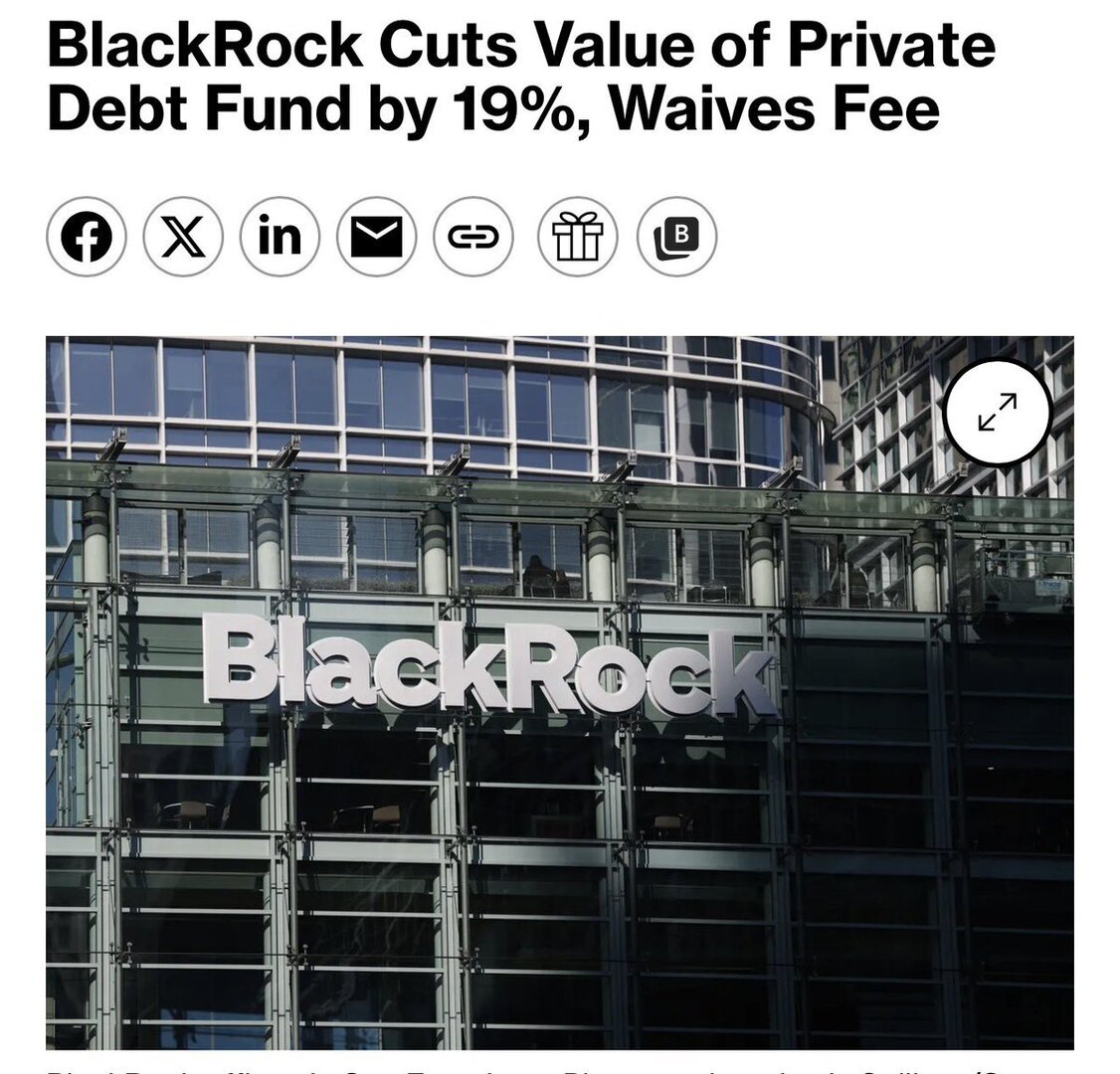 BlackRock TCP Capital expects NAV per share to be about $7.05–$7.09 for the  Dec. 31 quarter, down from $8.71, a ~19% markdown tied to troubled loans.  BlackRock also waived one-third of the