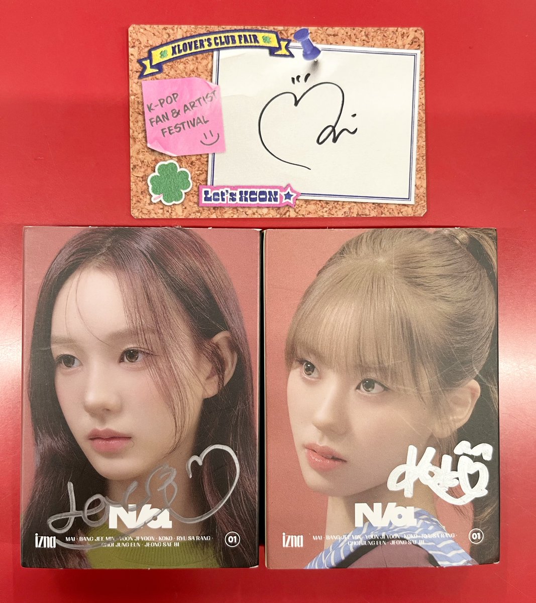 izna BEEP CGV スペシャルイベント 直筆サイン izna #이즈나 🌟マイ