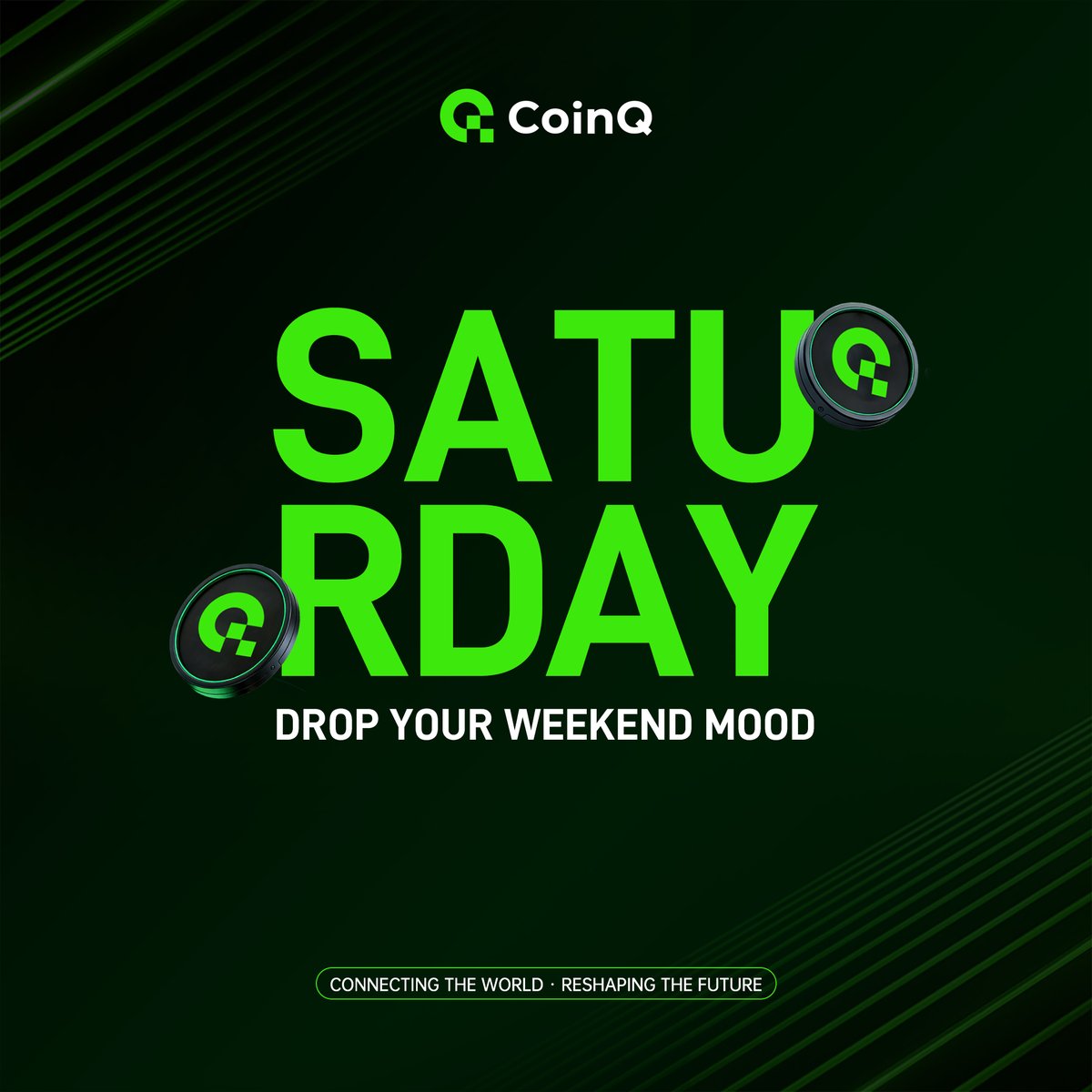 GM fam, it’s Saturday ☀️
Drop your weekend mood 👇