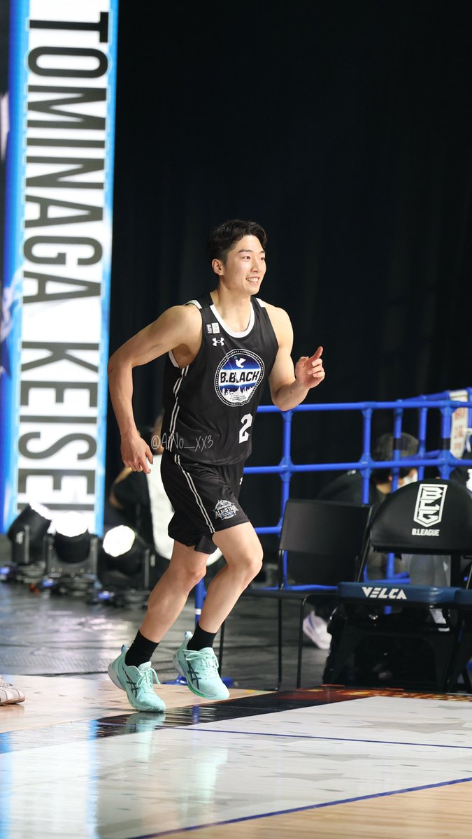 カステラ投げ終わったあとはやり切った顔してた☺️ #Bリーグ