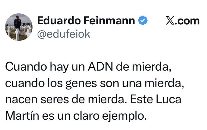 MauroFdz's tweet image. Ni idea porque los unicos que tienen discursos literalmente nazis siguen en sus programas de TV sin drama.