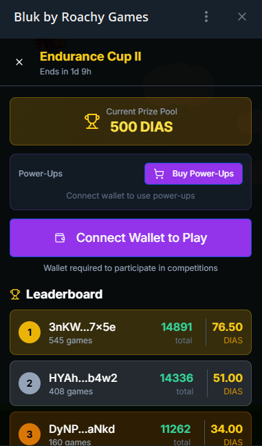 RoachyOnSol's tweet photo. Tomorrow marks the end of our weekly competition for Flappy Roachy and Roachy Mate 🪳🔥

Over 600 DIAS will be shared from our prize pool, If you convert it that would be around 3M Roachy tokens, all up for grabs. It’s free to join, so there’s really no reason to miss your share of the rewards.

If you want to jump in and claim some DIAS. Don’t sit this one out 🚀

https://t.co/NOogXWlYYI