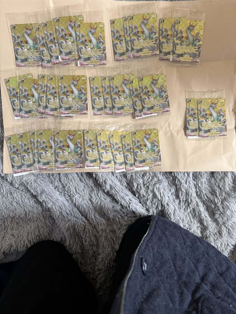 ヤマタノオロチ、32まい届いた！ #CNPトレカ