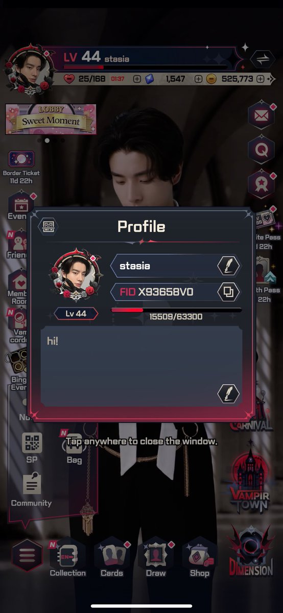 eileeeen_c's tweet photo. @ENHYPENWORLD_X FID: X93658V0
#ENHYPENWORLD_COME100 
I would like more levels to be able to get gems since gems are used a lot like for decorations and bingo cards. Adding old themes to premium draw would be really nice since there was a low chance of getting them! https://t.co/873CQpIgVP