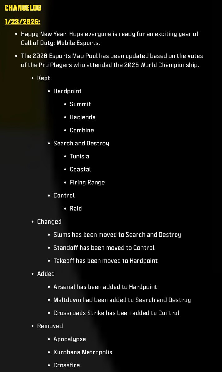 COD Mobile Esports News tweet media