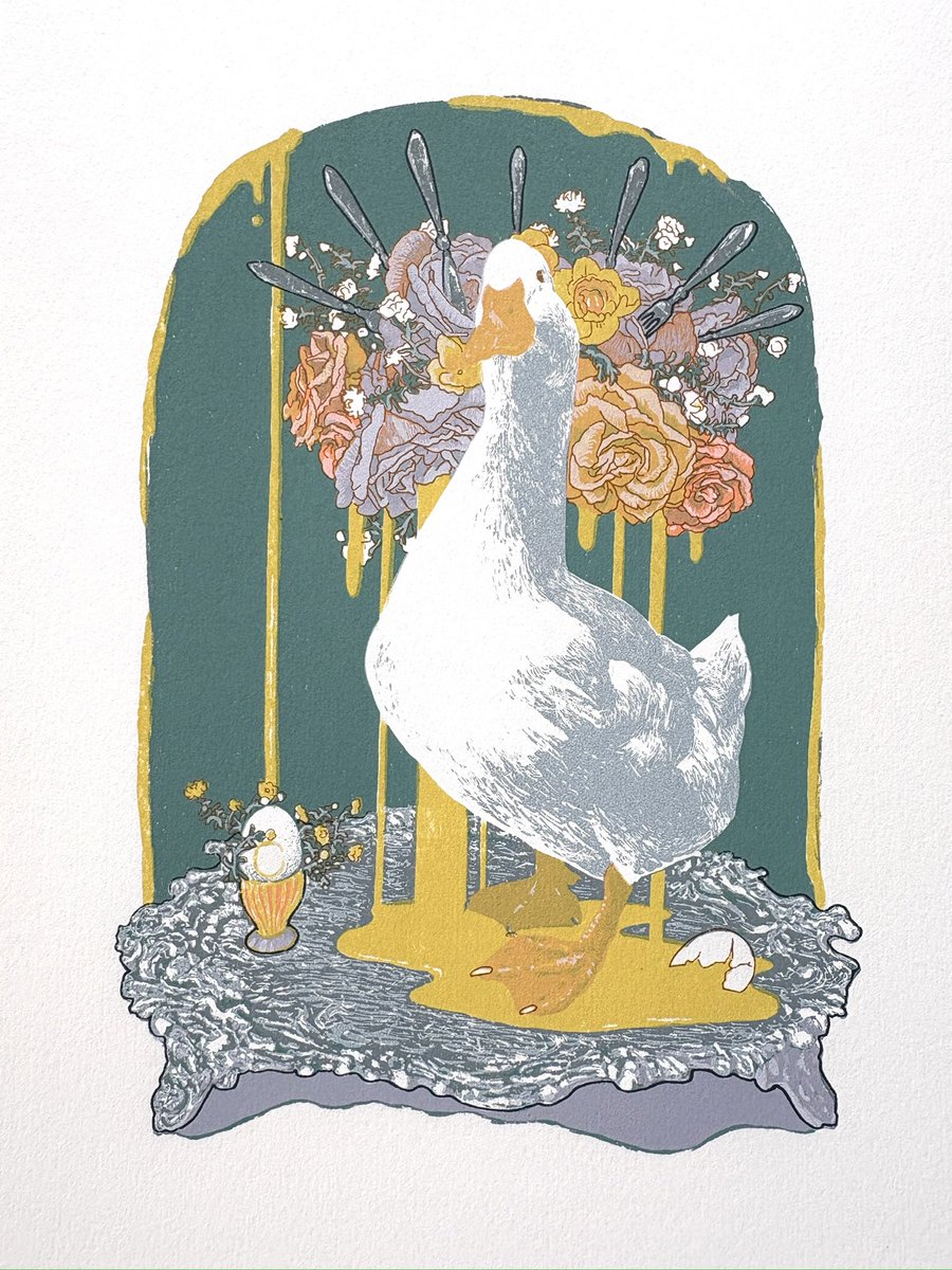 「『 To Live Together, To Share a Meal 』 29」|石川真衣/版画家のイラスト