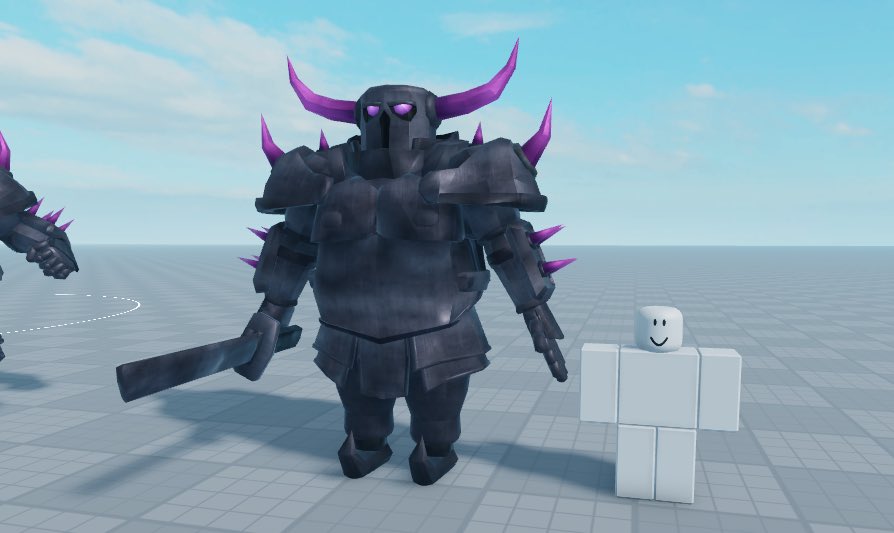 Mr_Birbb's tweet photo. haha,.. here ius the P.E.K.K.A!! very fun to make

#ROBLOX #RobloxDev #ClashofClans #ClashRoyale https://t.co/rp7NWwLr0P