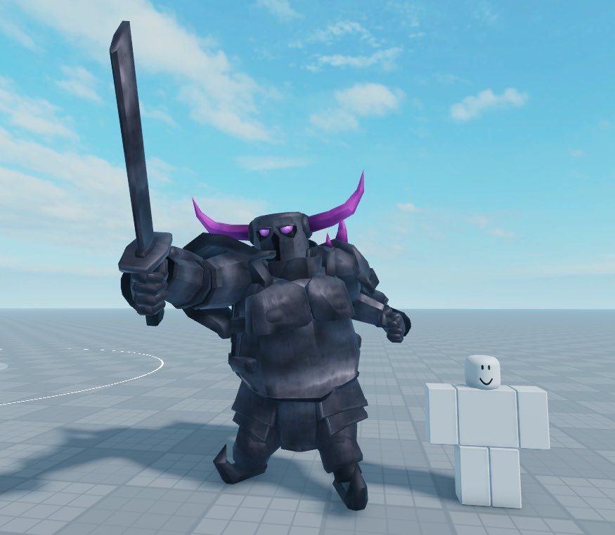 Mr_Birbb's tweet photo. haha,.. here ius the P.E.K.K.A!! very fun to make

#ROBLOX #RobloxDev #ClashofClans #ClashRoyale https://t.co/rp7NWwLr0P