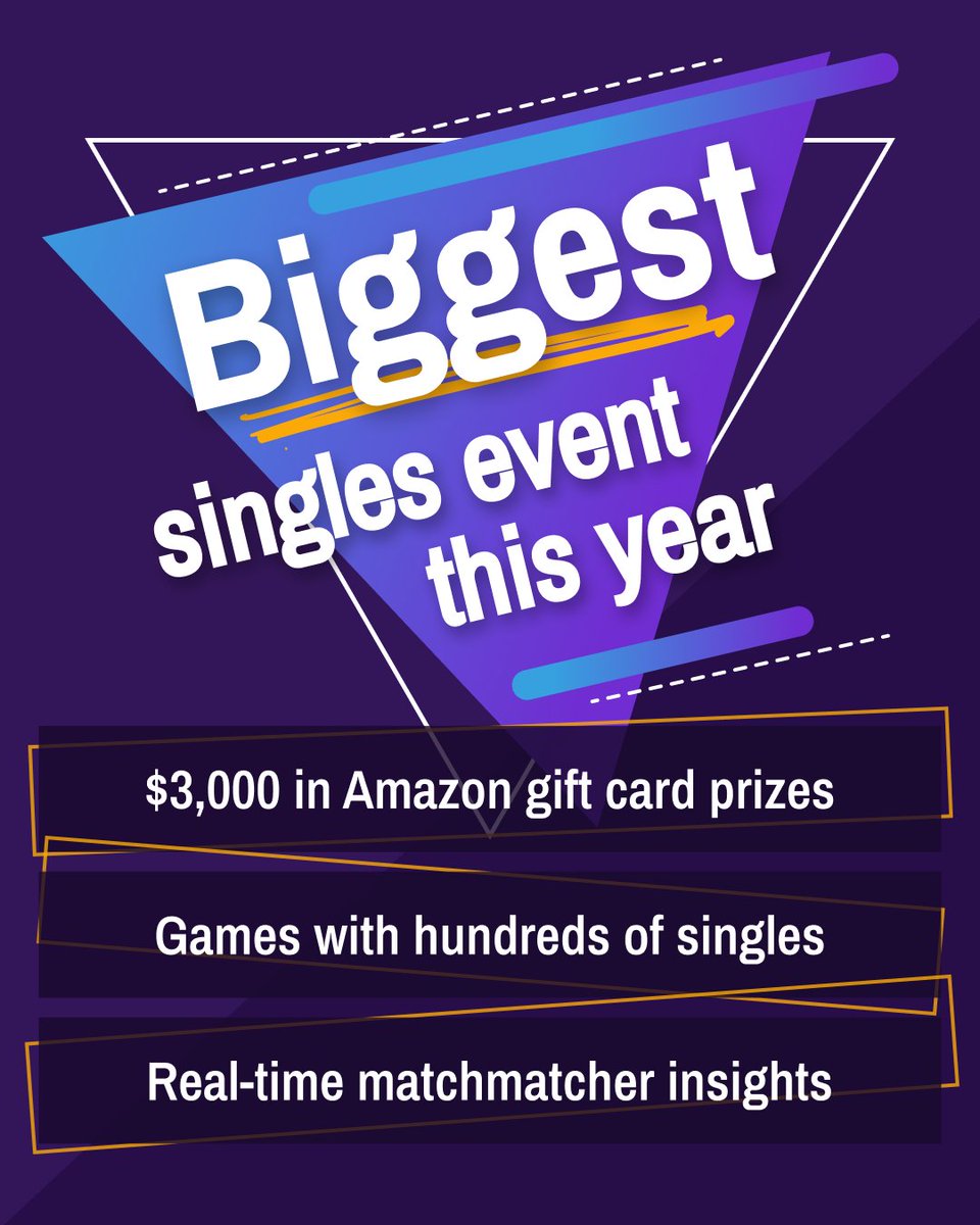 MatchOnCouple's tweet photo. This beats another swipe.⁠
Real chats, smart matching, and people who actually show up.⁠
Plus a shot at $3K while you are at it.⁠
MEGA MIXER returns Jan 29.⁠
If you are single, this is worth $4.99!⁠
#speeddatingevents #onlinespeeddating  #findloveonline #singlesnight https://t.co/FXKmJG5OCq
