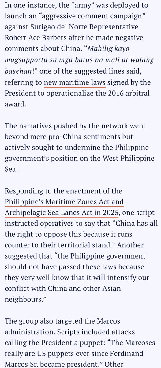 kulotissima's tweet photo. #InfinitUs trolls taking the cue from their Chinese embassy masters. 👊🏽
These manufactured “personas” were the backbone of the alleged P3.7-million (roughly $200,000 US dollars) operation to deploy “keyboard warriors”
#WestPhilippineSea
https://t.co/AZPsiPRFTb https://t.co/5AY0KJtnNJ