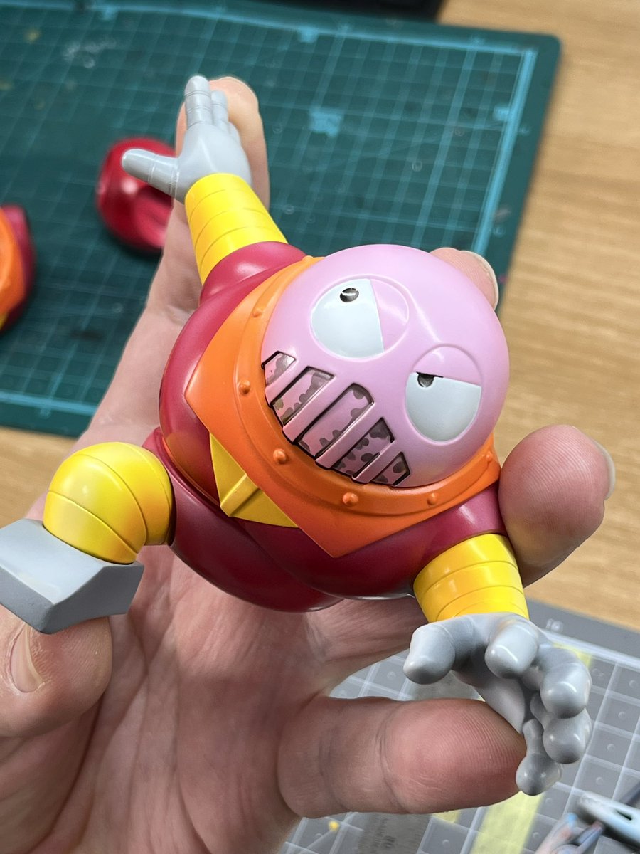 ボスボロットも完成しつつある。

ディーラー名：P001
卓番：2-04-01
デフォルメ 約82mm
価格7,000円 

#WF2026 #WF2026冬  #デフォルメ #sd #スーパーロボット #マジンガーZ