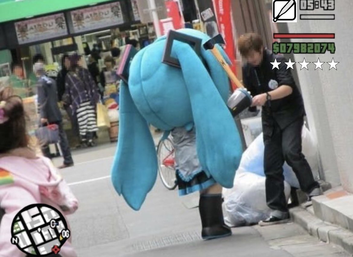 HatsuneMiku's tweet image. Grand Theft Dayo