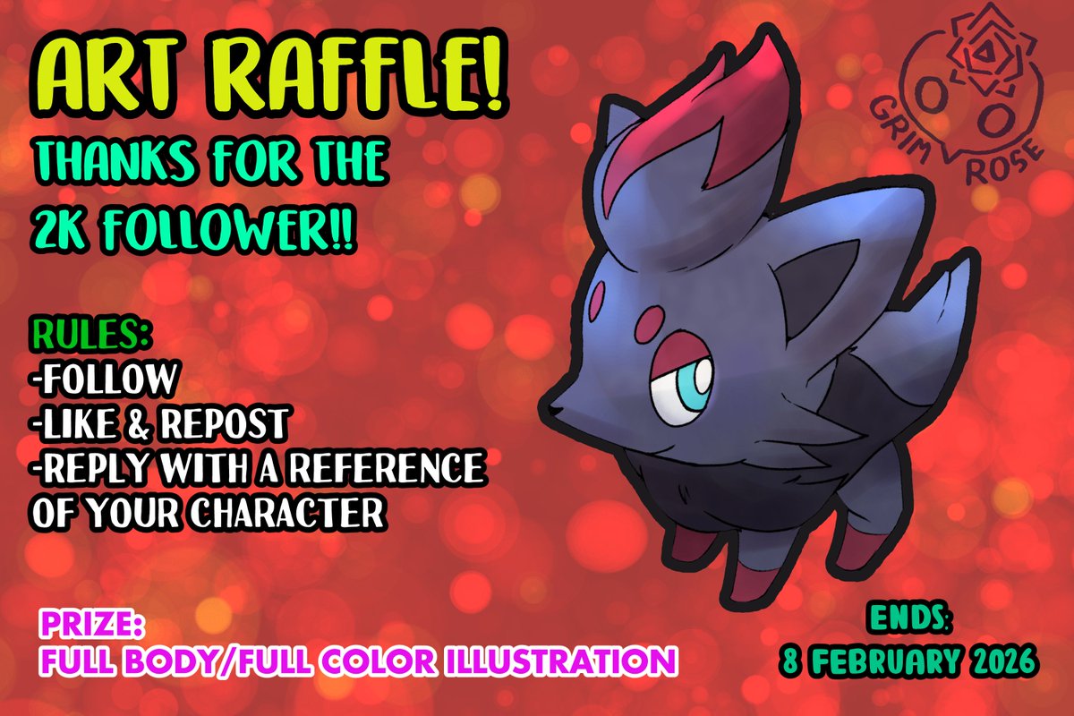 It's time for a RAFFLE!
Thank you so much for helping me reach 2k. It's been quite an on-and-off journey for me, I usually disappear, and I'm grateful that there are still people supporting me.
The rules are simple! See you on February 8 (my birthday!) with the winner! Good luck!
