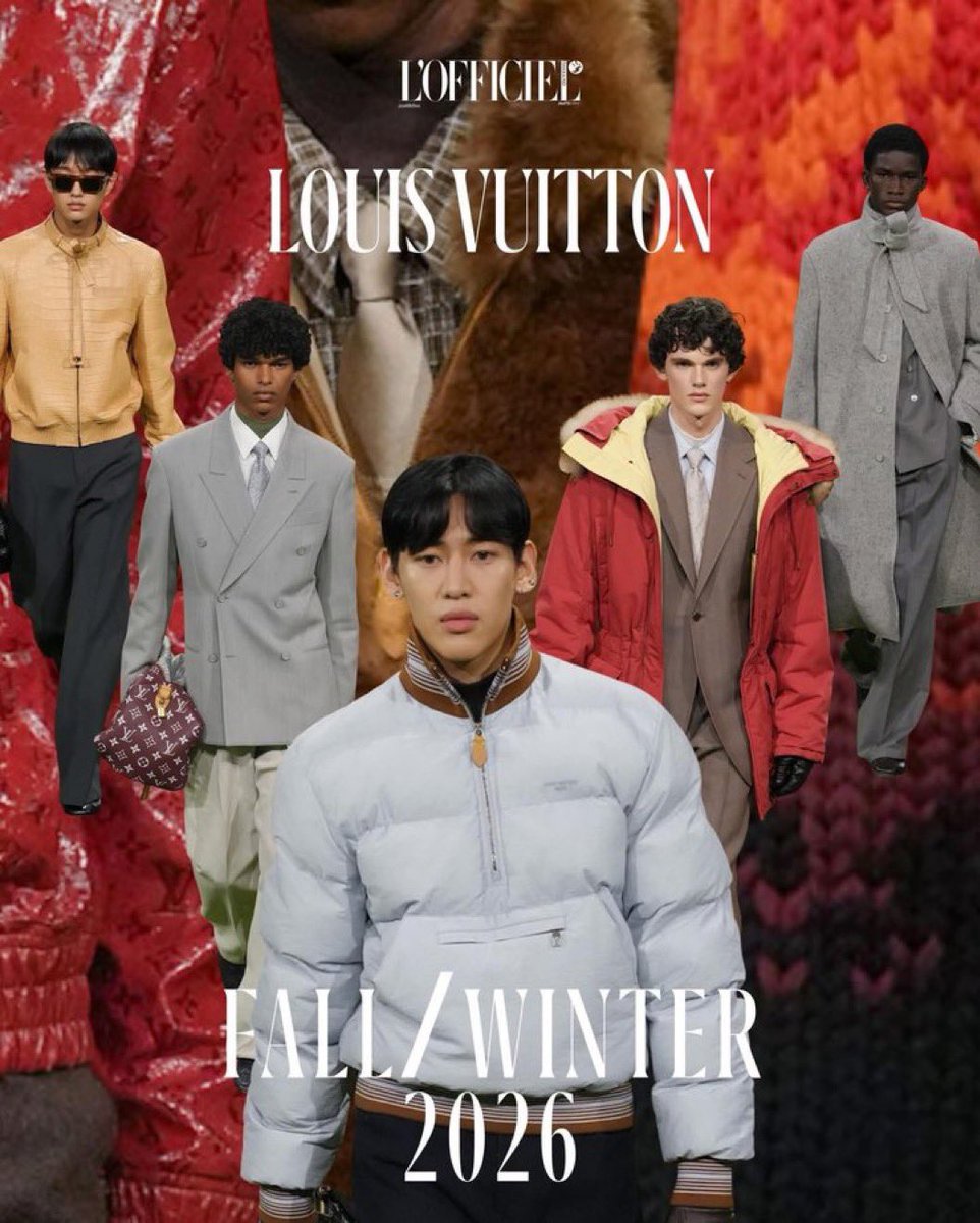 BamBam looked absolutely radiant on the Louis Vuitton runway.✨💜🐍
#LVMenFW26 #LouisVuitton 
#BamBamxLVMenFW26
#BamBam <a href="/BamBam1A/">BamBam</a> <a href="/LouisVuitton/">Louis Vuitton</a>