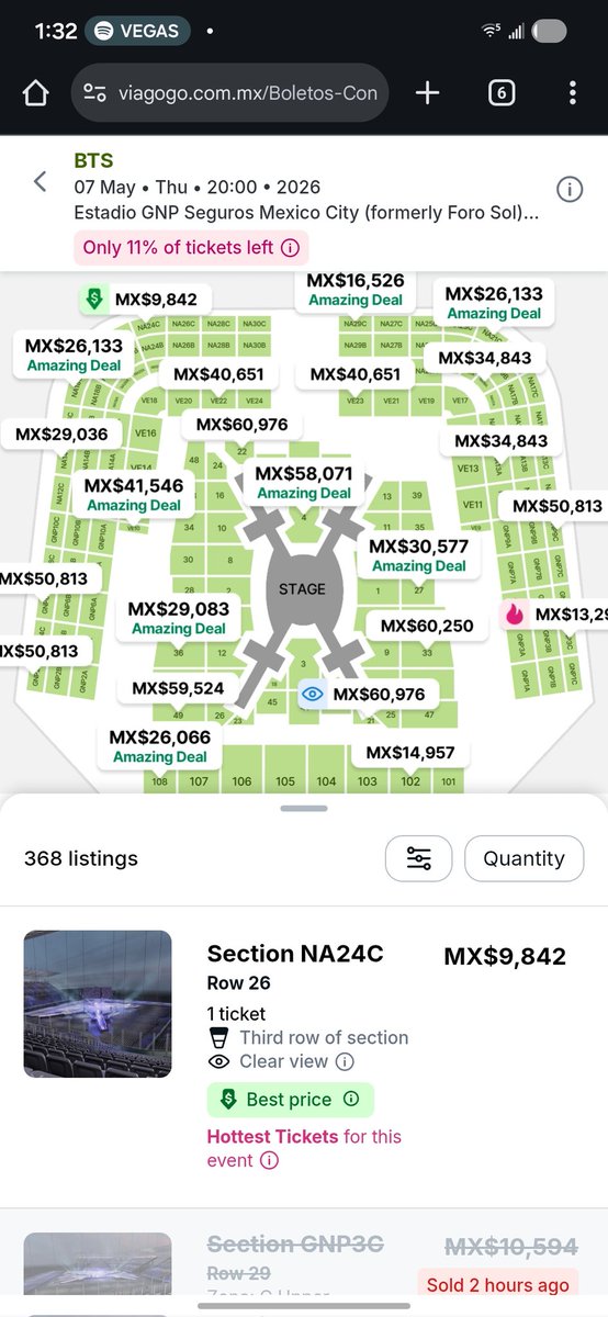 ally_7777777's tweet photo. @Ticketmaster_Me Y por qué tantos revendedores? Queriendo dar los boletos a precios exorbitantes. https://t.co/FAUcN2pt2I