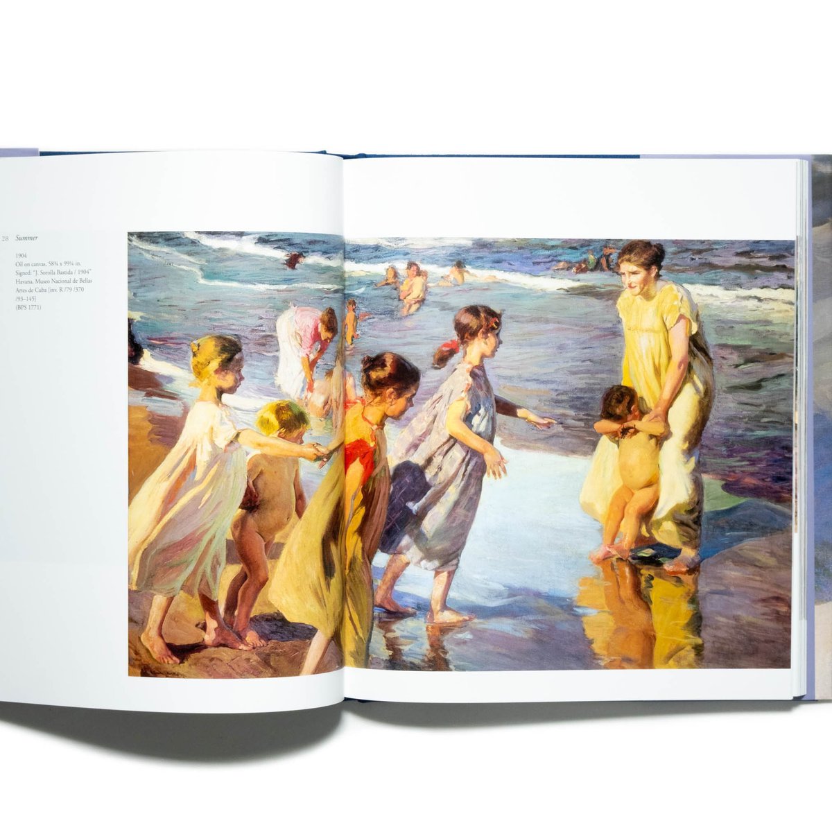 スペインの印象主義画家、ホアキン・ソローリャの画集です。眩い光に包