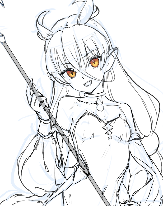 クオン先生落書き中
色塗ったらもう少しそれっぽくなると信じる… 