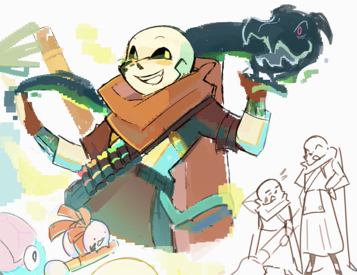 canvyy's tweet image. 😛😛 #inksans #undertaleau