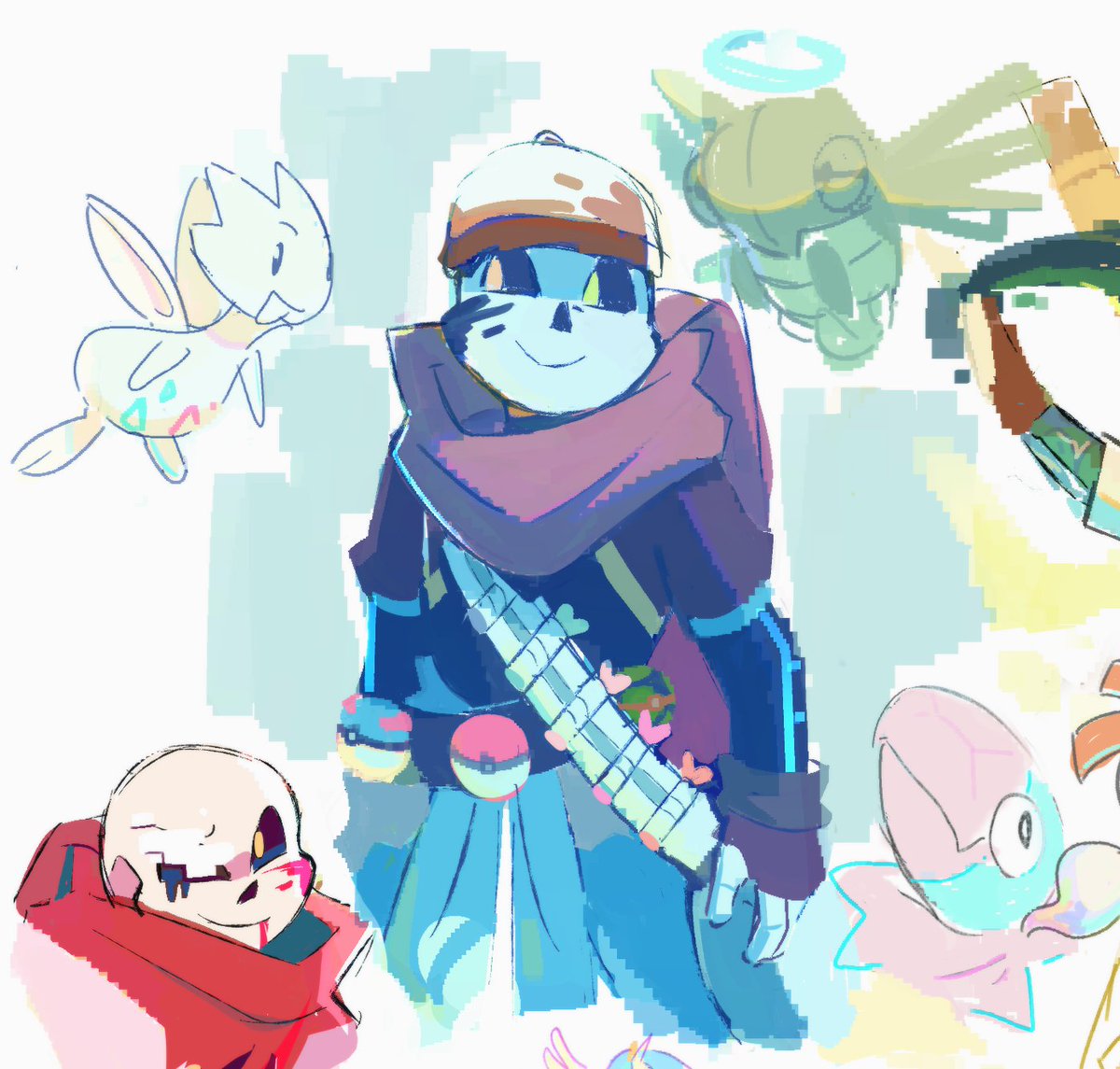 canvyy's tweet image. 😛😛 #inksans #undertaleau