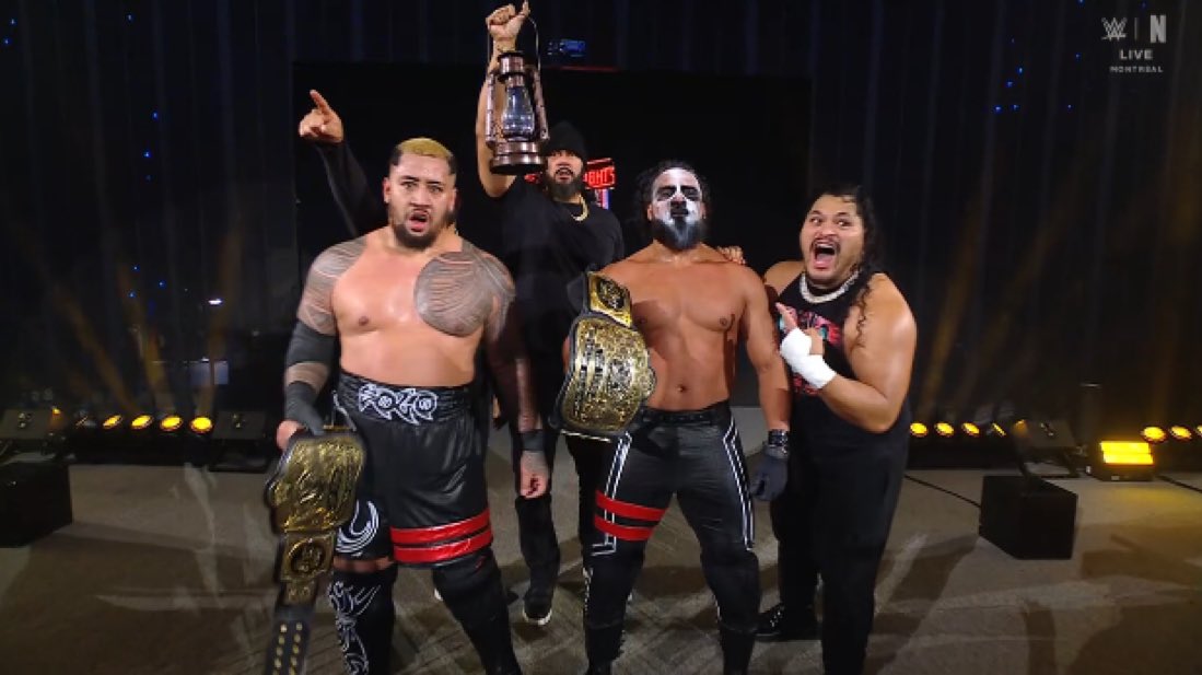 WrestleOps's tweet image. The MFTs defeat Wyatt Sicks to become the new Tag Team Champions.