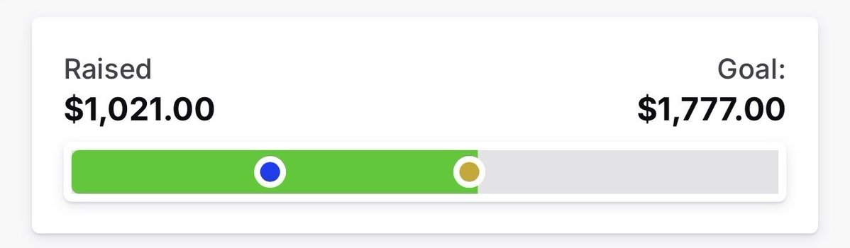 ilyEffi's tweet image. Eeey! We’re almost two weeks in, and I just hit my original goal of $1,000 fundraised for #Game2Give this year!
Next stop: $1,777 👀🎯🙏

I can’t express how grateful I am for all the love and support you’ve shown, not just for me, but for the kids and everyone fundraising for an…