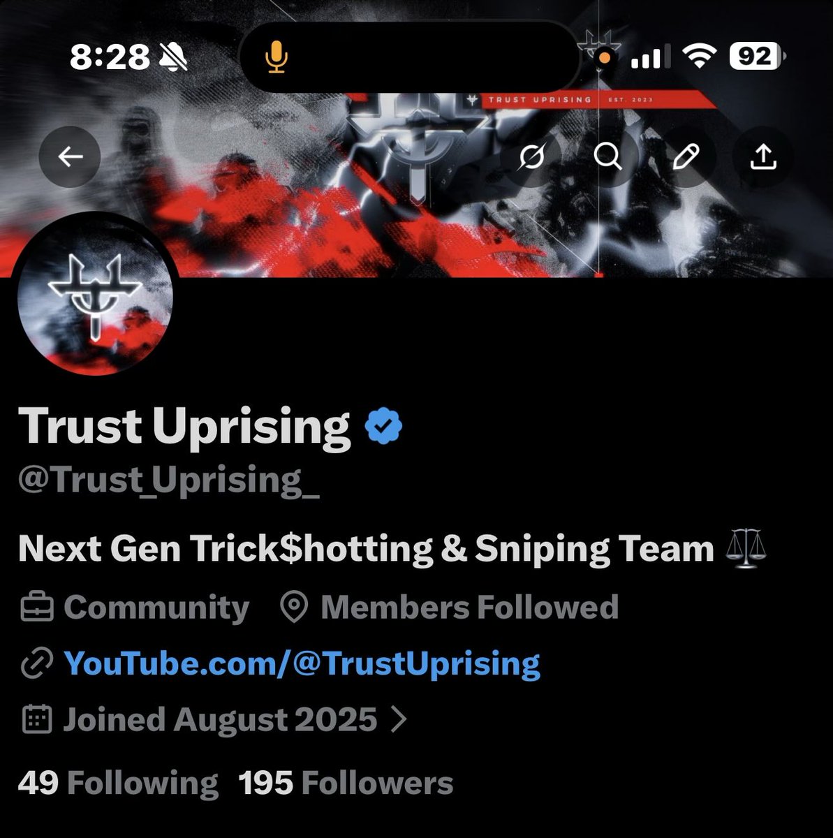 ONLY A FEW OFF til we rehit 200!
can we break it tonight⁉️🚀 
FOLLOW <a href="/Trust_Uprising_/">Trust Uprising</a> ♨️
consistent biweekly uploads 🎬