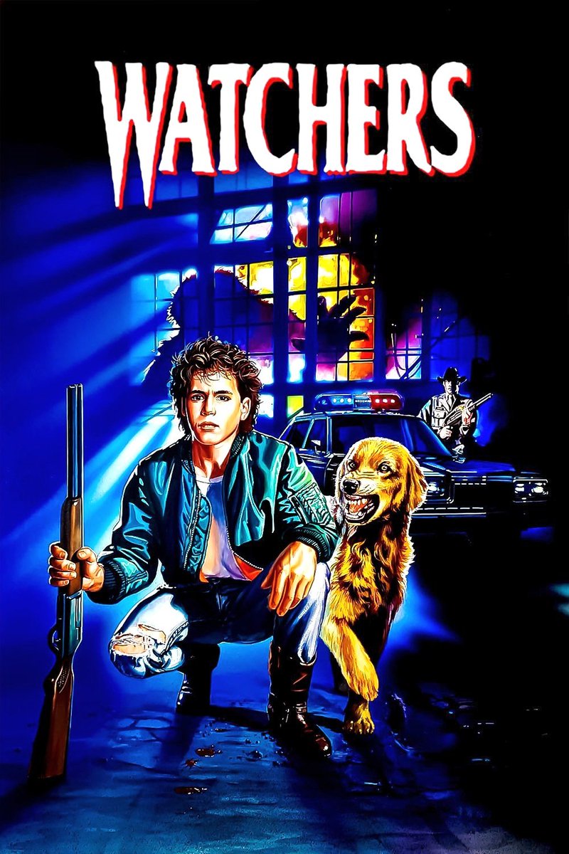 britmedia2000's tweet image. Watchers 
(1988)

European Poster

A boy takes in a stray dog, later discovering that it is an ultra-intelligent runaway being stalked by a dangerous creature from the same genetic research lab

REF: PHX/WATCHERS88/POSTERART/005
#Watchers1988 #CoreyHaim #Poster