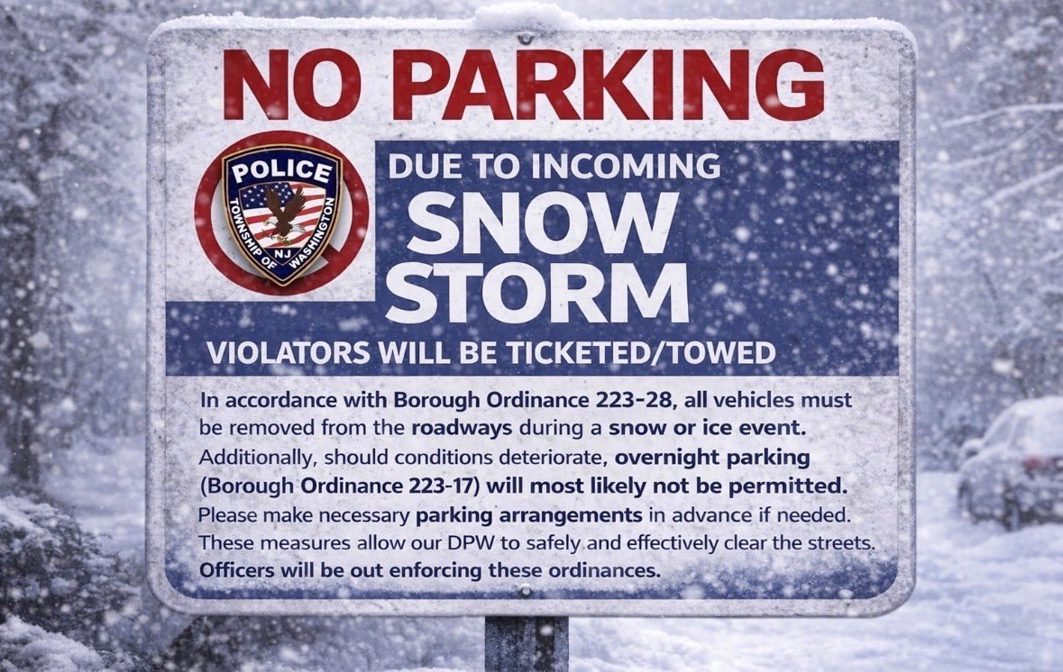 Twp of Washington PD tweet media