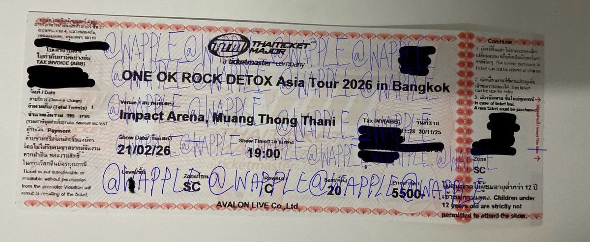 plewapnad's tweet photo. ปล่อยบัตร one one rock Detox Asia tour 2026 ค่ะ
❤️โซน SC แถว C =1 ใบ
💚โซน SL แถว E = 1 ใบ 

นัดรับ bts พญาไท /อนุสาวรีย์ชัยฯ/ สยาม/mbk/ ชิดลม/ศาลาแดง ค่ะ 
❇️ ราคาตามบัตร ไม่อัพค่ะ
สนใจสอบถามก่อนได้ค่ะ 

#ookbkk2026
#ONEOKROCK
#ONEOKROCKBKK
 #oneokrockinbkk
 #OORBKK2026 https://t.co/qll4Rgx9BQ