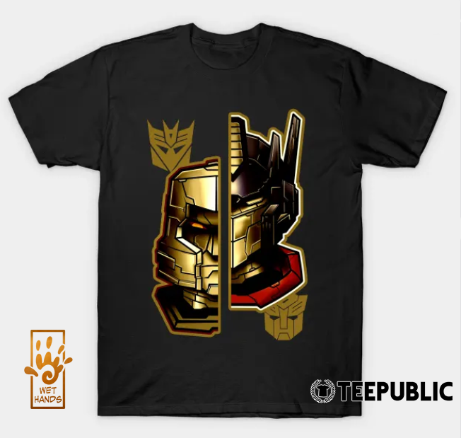 JepiCastro's tweet photo. Check out my Alpha Omega Gold design on @TeePublic! https://t.co/jW9r8zd7dn 

@TeePublic @Transformers #OptimusPrime @Megatron https://t.co/42PwC9X9B0